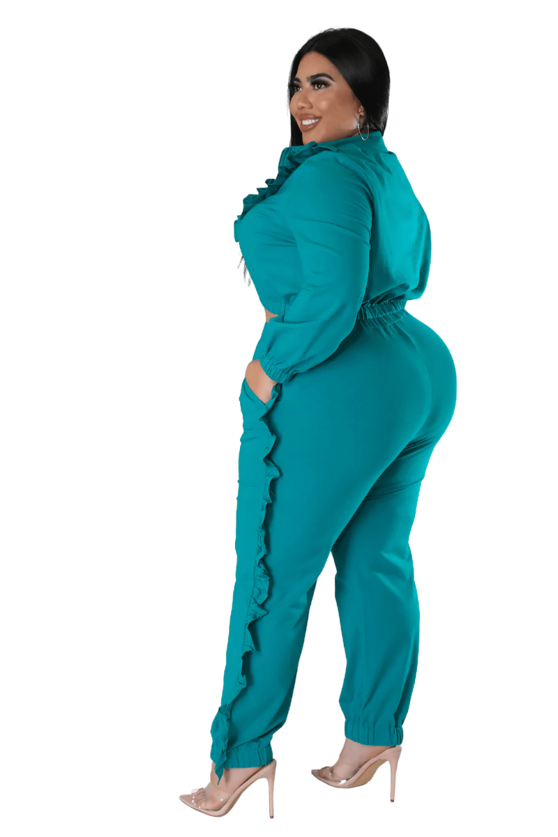 Ruffled Moments Pant Set