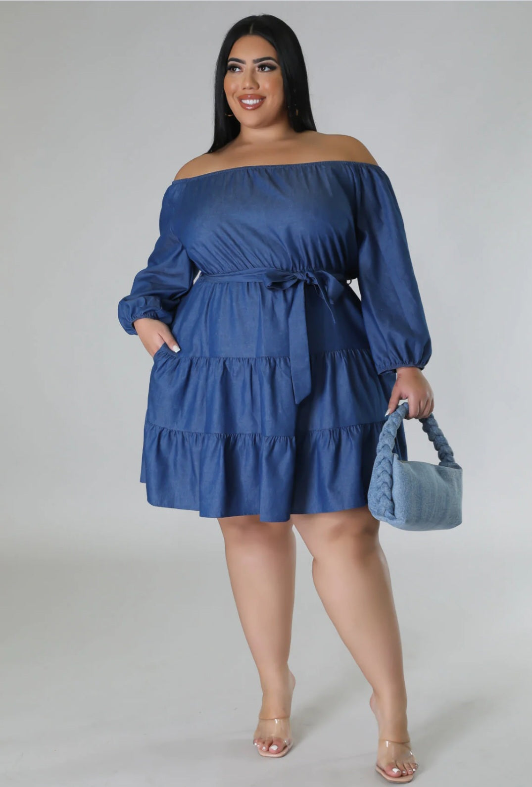 Blossom denim Dress